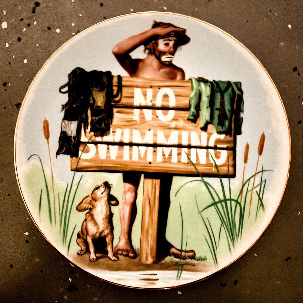 Flambr-Emmett Kelly Jr  "Summer" Collectable Plate